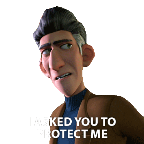I Asked You To Protect Me Mr Strickler Sticker - I Asked You To Protect Me Mr Strickler Trollhunters Tales Of Arcadia Stickers