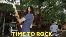 Time To Rock Rock N Roll GIF - Time To Rock Rock N Roll The Get Lost Losers GIFs
