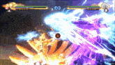 a video game is being played between two characters named murata and sasusaku