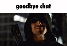 Goodbye Chat Green Arrow GIF