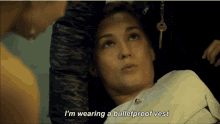 Wynonna Earp Nicole Haught GIF - Wynonna Earp Nicole Haught Bulletproof Vest GIFs