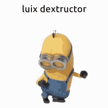 Luix Dextructor Minion GIF - Luix Dextructor Minion Funny GIFs