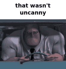 That Was Uncanny That Wasnt Uncanny GIF - That Was Uncanny That Wasnt Uncanny Mr Incredible Uncanny GIFs