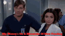 Greys Anatomy Atticus Lincoln GIF - Greys Anatomy Atticus Lincoln My Moneys On A Mountain Of New Funding GIFs