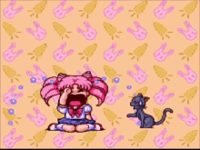 sailor moon video games game over crying