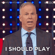 I Should Play Gerry Dee GIF - I Should Play Gerry Dee Family Feud Canada GIFs