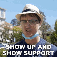 Show Up And Show Support Danny Mullen GIF - Show Up And Show Support Danny Mullen Give Your Support By Showing Up GIFs