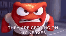 Anger Getting On My Nerves GIF - Anger Getting On My Nerves Inside Out GIFs