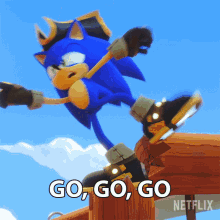 Go Go Go Sonic The Hedgehog GIF - Go Go Go Sonic The Hedgehog Sonic Prime GIFs