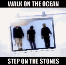 Toad The Wet Sprocket Walk On The Ocean GIF - Toad The Wet Sprocket Walk On The Ocean Step On The Stones GIFs
