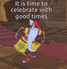 It Is Time Celebrate Good Times GIF - It Is Time Celebrate Good Times Happy Dance GIFs