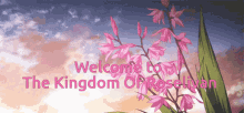 Flower Welcome GIF