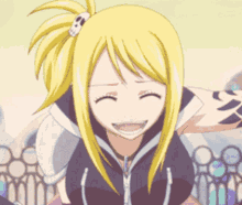 Fairy Tail Laughing Hysterically GIF - Fairy Tail Laughing Hysterically Funny GIFs