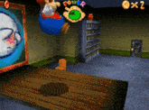Super Mario 64 Ds Inflated Mario GIF