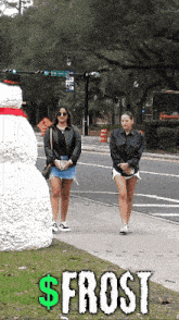 Frost Scary Snowman GIF - Frost Scary Snowman Girls GIFs