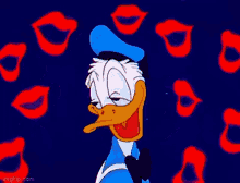 Disney Donald Duck GIF - Disney Donald Duck Kiss GIFs