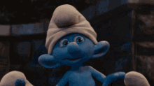 The Smurfs Clumsy Smurf GIF - The Smurfs Clumsy Smurf Im A Hero GIFs