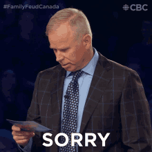 sorry gerry dee family feud canada my bad i apologize