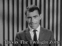 Rod Serling Welcome To The Twilight Zone GIF - Rod Serling Welcome To The Twilight Zone GIFs