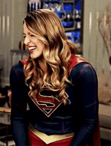 Laugh GIF - Supergirl Lol Funny GIFs