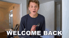 Welcome Back Carson Lueders GIF - Welcome Back Carson Lueders Good To See You Again GIFs