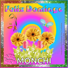 Feliz Domingo Flowers GIF - Feliz Domingo Flowers Happy Sunday GIFs