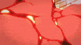 a red background with a few lines of light going through it