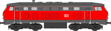 Deutsche Bahn Db-baureihe 218 GIF - Deutsche Bahn Db-baureihe 218 Diesellok GIFs