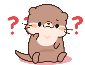 Otter Confused Sticker - Otter Confused Reaction Stickers