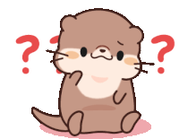 Otter Confused Sticker - Otter Confused Reaction Stickers