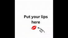 Put Your Lips Here Hakari GIF