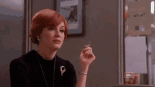 Joan Holloway Smoking GIF - Joan Holloway Smoking Mad Men GIFs