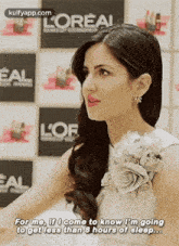 L'Orealeall'Orealfor Me, If I çome To Know 'M Goingto Get Less Than 8 Hours Of Sleep....Gif GIF