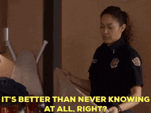 Station 19 Andy Herrera GIF - Station 19 Andy Herrera Its Better Than Never Knowing At All Right GIFs