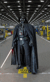 Vader Comming For You Vader Walking GIF - Vader Comming For You Vader Walking Darth Vader With Light Saber GIFs