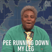 Pee Running Down My Leg Kenan Thompson GIF - Pee Running Down My Leg Kenan Thompson Saturday Night Live GIFs