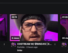 a man wearing glasses and a cowboy hat has 8 views