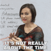 It'S Not Really About The Time Jade Joddle GIF - It'S Not Really About The Time Jade Joddle Engvid GIFs