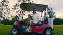 Driving A Golf Cart Karan Aujla GIF - Driving A Golf Cart Karan Aujla Jee Ni Lagda Song GIFs