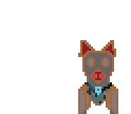 Dog Pixel Dog Sticker - Dog Pixel Dog Art Stickers