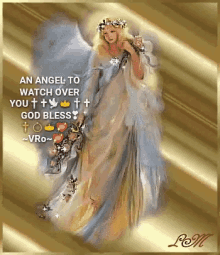 guardian angel gold background oprah