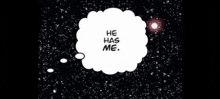a cartoon of two superheros standing next to each other in a thought bubble