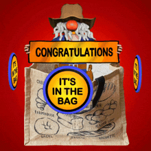 Congratulations It'S In The Bag GIF