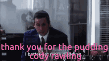 Adam Sandler Pudding GIF - Adam Sandler Pudding Cody Rawling GIFs
