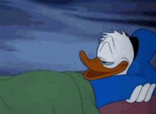 Donald Duck Bed GIF