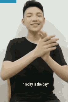 Darren Espanto Today Is The Day GIF - Darren Espanto Today Is The Day Sign GIFs