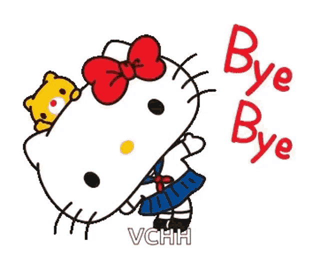 Hello Kitty Bye Bye GIF Hello Kitty Bye Bye Discover Share GIFs