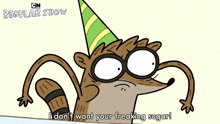 I Don'T Want Your Freaking Sugar Rigby GIF - I Don'T Want Your Freaking Sugar Rigby Regular Show GIFs