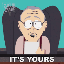 Its Yours South Park GIF