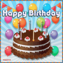 Happy Birthday Birthday Cake GIF - Happy Birthday Birthday Cake Candles GIFs